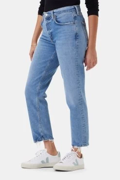 AGOLDE Kye Mid Rise Straight Crop Jean - Forseen -Vibe Wardrobe Shop 3RDPA6070 Kye Forseen 2 77d4c674 0526 4cf2 9d23 99806698c666