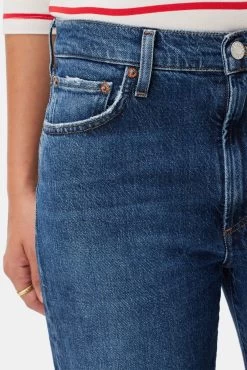 AGOLDE Harper Wide Straight Jean - Tempo 10 AGOLDE Harper Wide Straight Jean - Tempo -Vibe Wardrobe Shop 3RDPA6100 Harper Tempo 5