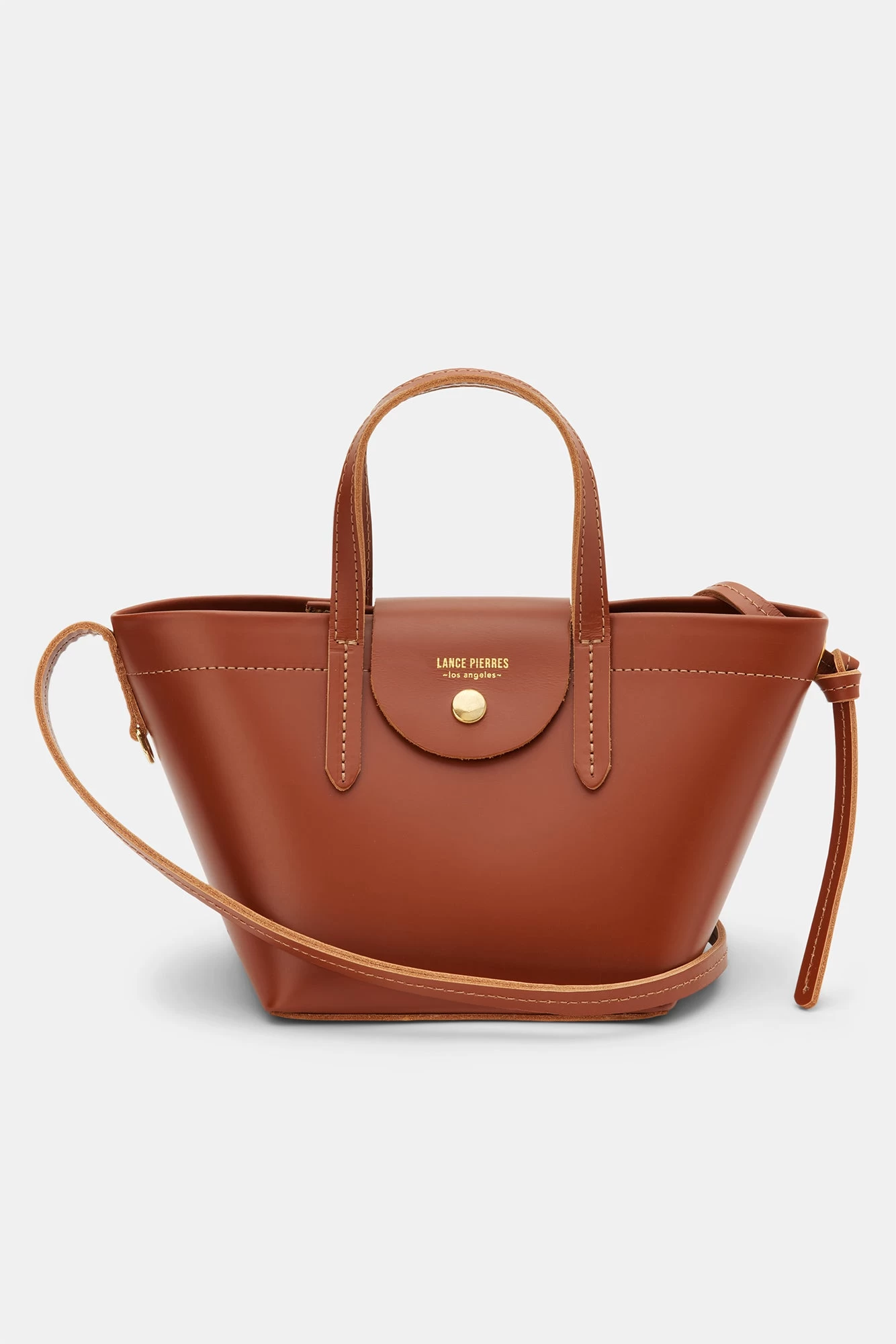 Lance Pierres Miniprism 01 Body Tote - Canela 1 Lance Pierres Miniprism 01 Body Tote - Canela