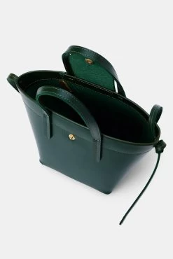 Lance Pierres Miniprism 01 Body Tote - Forest Green -Vibe Wardrobe Shop 3RDPA6135 Miniprism 01 Body Tote Forest Green 3