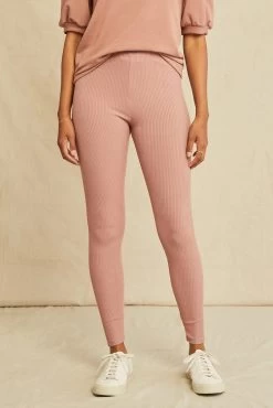 Magda Paris Rib Leggings - Quartz