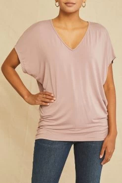 Mayr Dream Knit Tee - Quartz