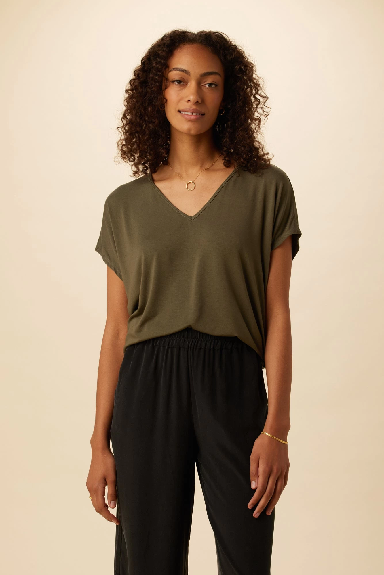 Mayr Dream Knit Tee - Vine 1 Mayr Dream Knit Tee - Vine