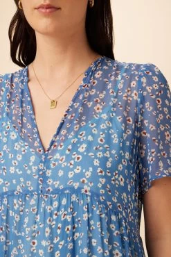 Ravello Nouveau Silk Dress - Brooklyn Floral -Vibe Wardrobe Shop 7545 Ravello Brooklyn 4