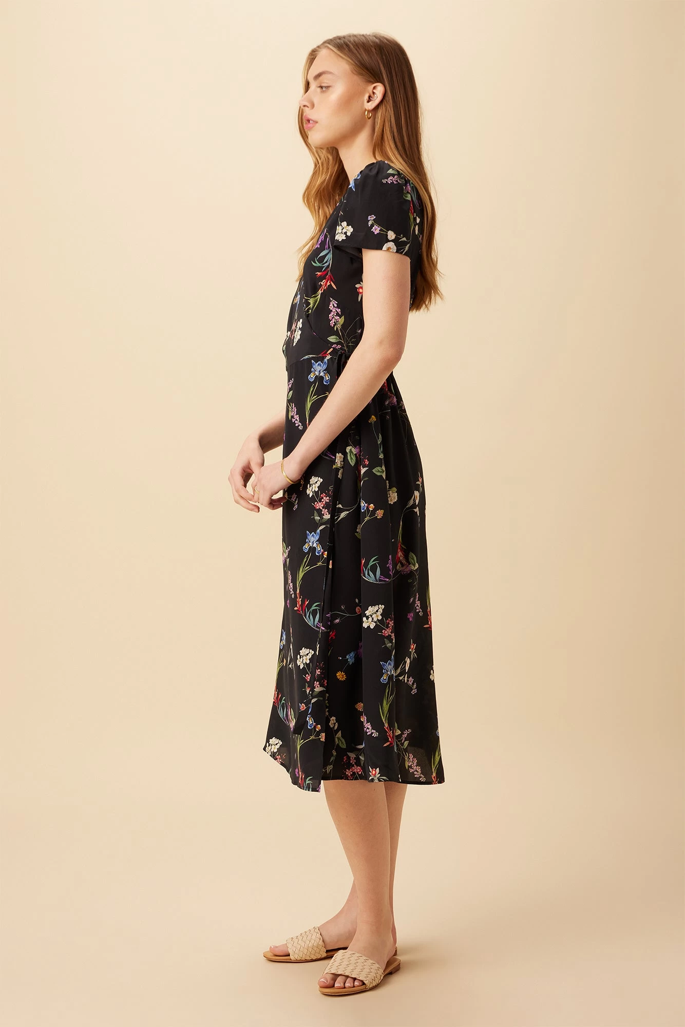 Ellie Washable Silk Dress - Marin Floral 2 Ellie Washable Silk Dress - Marin Floral - Image 2
