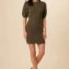Bella Organic Cotton Dress - Calla Green