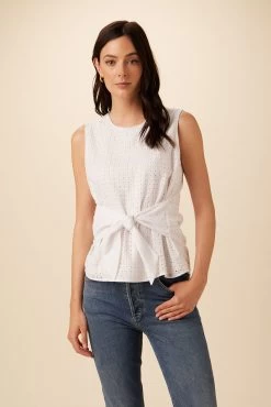 Ryan Upcycled Cotton Top - White