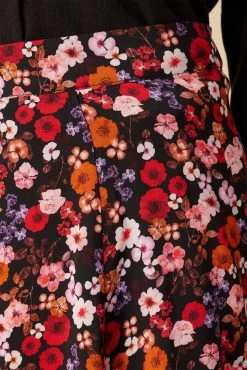 Kendra Ecovero Skirt - Villa Floral -Vibe Wardrobe Shop 7958R1 Kendra Lined Villa Floral 5