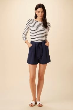 Eldora Tencel Twill Short - Bijou Blue -Vibe Wardrobe Shop 7959 Eldora Short Bijou Blue 5