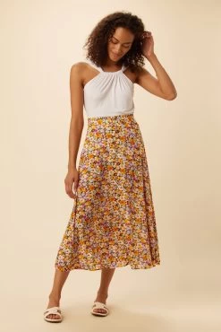 Blaze Ecovero Skirt - Mendocino -Vibe Wardrobe Shop 7969 Blaze Viscose Mendocino 5