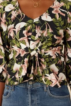 Annika Organic Cotton Blouse - Lily -Vibe Wardrobe Shop 7972 Annika Lily 4