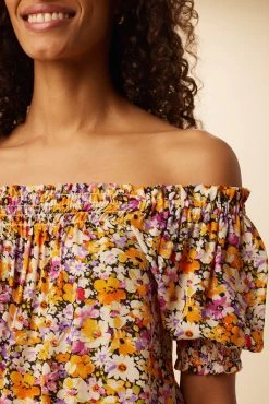 Gjelina Ecovero Blouse - Mendocino -Vibe Wardrobe Shop 7980 Gjelina Mendocino 4