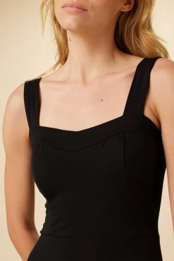 Remi Reverie Knit Dress - Black -Vibe Wardrobe Shop 8141 Remi Black 4