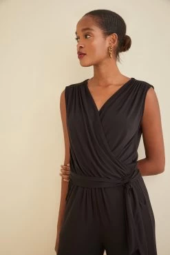 Kelsey Jumpsuit -Vibe Wardrobe Shop 9134 Kelsey Black 2250 web