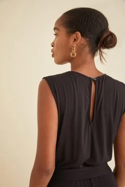 Kelsey Jumpsuit -Vibe Wardrobe Shop 9134 Kelsey Black 2297 web