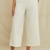 Patsy Silk Noil Pant - Ivory