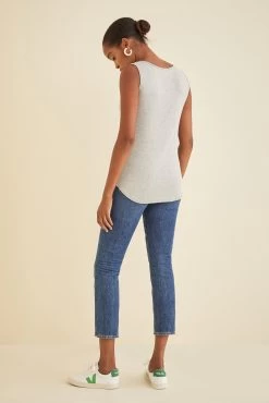 Mirabelle Dream Rib Tank - ReAmour -Vibe Wardrobe Shop 9332 Mirabelle Heather Grey 1754 web ca0338b3 246c 427c ad78 59186d7d4912