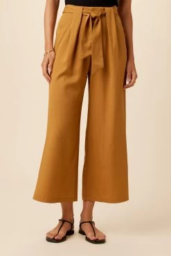 Eldora Tencel Wide Leg Pant - Camel -Vibe Wardrobe Shop 9360 Eldora Tencel Camel 1 58bd1ae9 c4d9 44ab aa08 704ce6aa9b0f