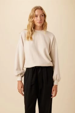Ebele Nouveau Fleece Sweatshirt - Oatmeal