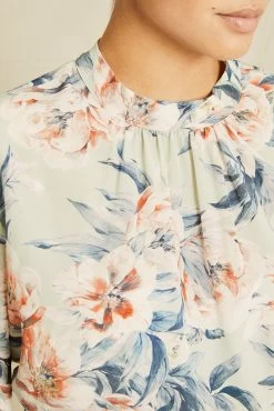 Endora Washable Silk Blouse - Paulette Floral -Vibe Wardrobe Shop 9603 Endora Paulette Print 12959 web 882a69ae 9b25 4d37 a222 8b369fd3eec5