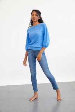 Imelda Sweater - Ice Blue -Vibe Wardrobe Shop 9710 Imelda Ice Blue 1060 web 2d7cd079 5396 4283 b049 004dd8f5ca4a