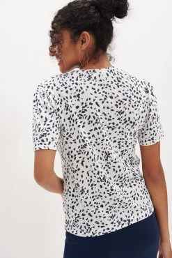 Odilia Reverie Slub Tee - Lucy Dot White -Vibe Wardrobe Shop 9828 Odilia Slub Lucy Dot White 5331 Web 9904cdce 8ddc 47de ad5c 95d7f9b1d545