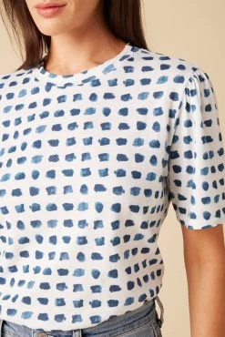 Odilia Reverie Slub Tee - Squared Up White -Vibe Wardrobe Shop 9828 Odilia Squared Up White 4