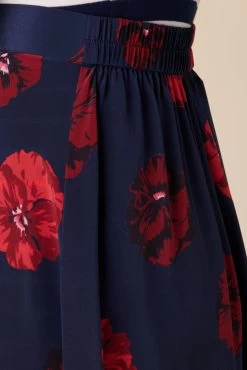 Blaze Washable Silk Skirt - Albany Floral 9 Blaze Washable Silk Skirt - Albany Floral -Vibe Wardrobe Shop 9838 Blaze Albany Floral 5