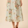 Blaze Washable Silk Skirt - Cannes Floral