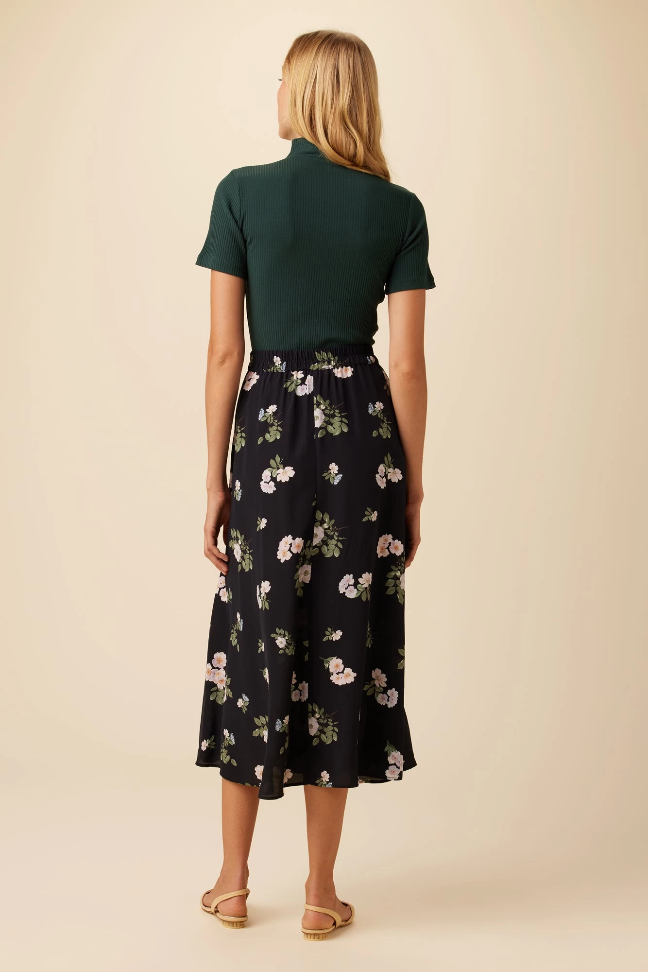 Blaze Washable Silk Skirt - Ladera Floral 3 Blaze Washable Silk Skirt - Ladera Floral - Image 3
