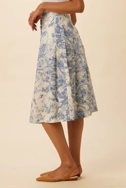 Mariah Organic Cotton Skirt - Cotswolds -Vibe Wardrobe Shop 9860 Mariah Cotswolds 2