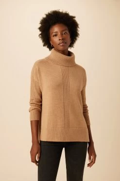 Adlenia Wool Sweater - Tan