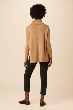 Adlenia Wool Sweater - Tan -Vibe Wardrobe Shop 9888 Adlenia Tan 3