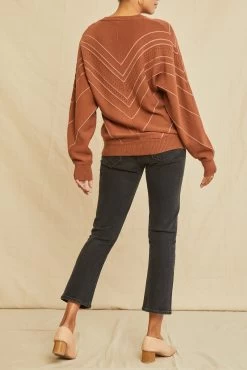 Minerva Wool Sweater - Henna Quartz -Vibe Wardrobe Shop 9912 Minerva Henna Quartz 4453 web 336eace9 a77e 44c7 91f1 44732ce0c9b6