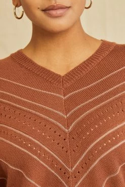 Minerva Wool Sweater - Henna Quartz -Vibe Wardrobe Shop 9912 Minerva Henna Quartz 4535 web fcd2f839 1838 4d45 9c3e 75afd550f8d5