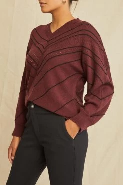 Minerva Wool Sweater - Pinot Black - ReAmour -Vibe Wardrobe Shop 9912 Minerva Pinot Black 3530 web 1563855b 3d1b 4c6e b492 c96855f2a4ee