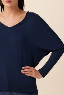 Mayr Long Sleeve Dream Knit Tee - Ocean -Vibe Wardrobe Shop 9938 LS Mayr Ocean 4