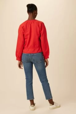 Roux Femme Fete Jacket - Zinnia -Vibe Wardrobe Shop 9984 Roux Tencel Zinnia 3