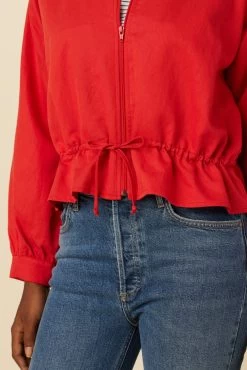 Roux Femme Fete Jacket - Zinnia -Vibe Wardrobe Shop 9984 Roux Tencel Zinnia 5