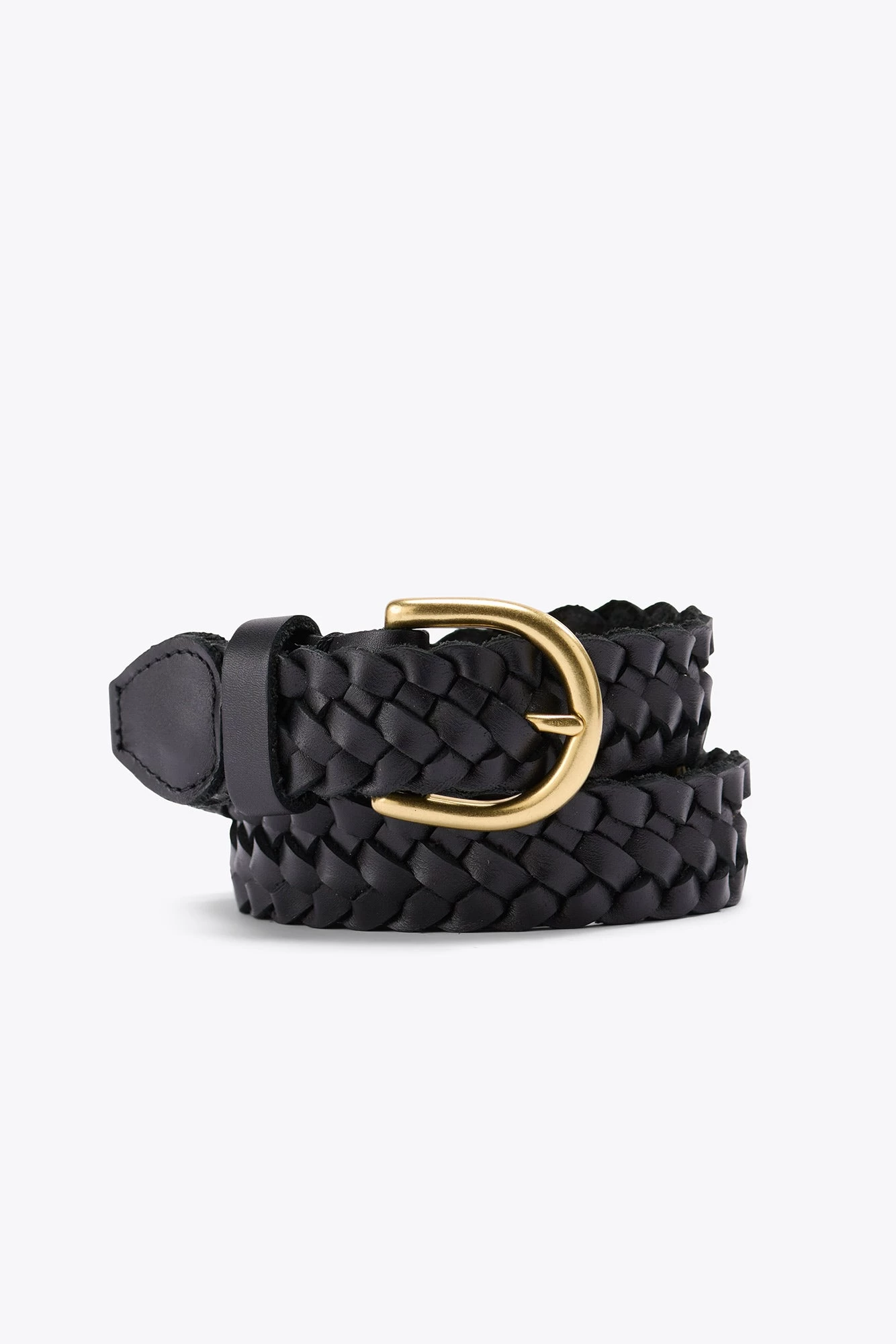 Nisolo- Talia Braided Belt - Black 1 Nisolo- Talia Braided Belt - Black