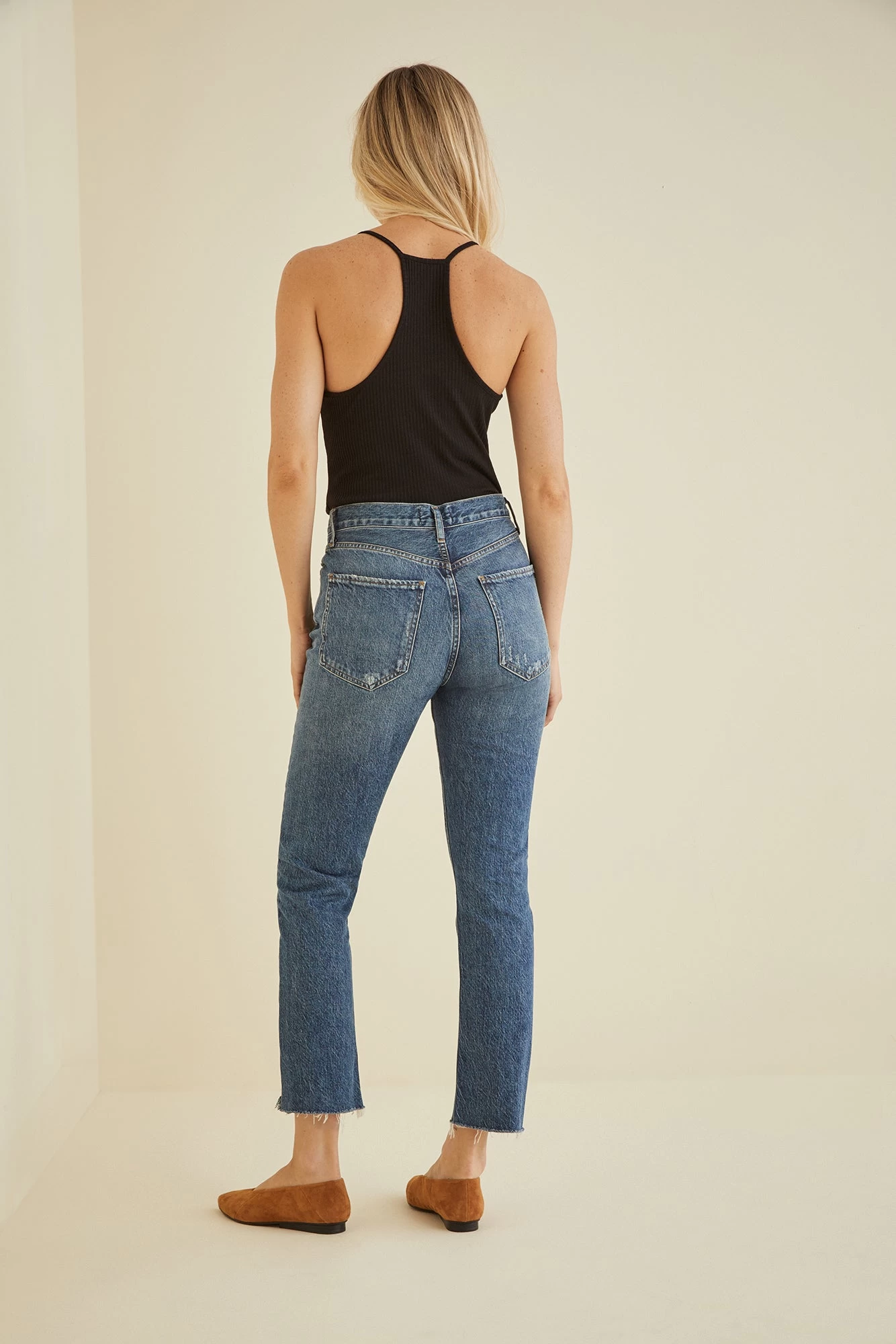 AGOLDE Riley Raw Hem Jean 2 AGOLDE Riley Raw Hem Jean - Image 2