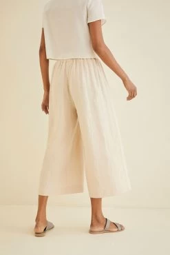 Beaumont Nicole Culottes -Vibe Wardrobe Shop Beaumont Organic Nicole Culottes Bone 0660 wed