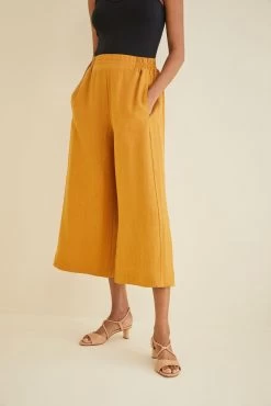 Beaumont Nicole Culottes -Vibe Wardrobe Shop Beaumont Organic Nicole Culottes Sun 0689 web