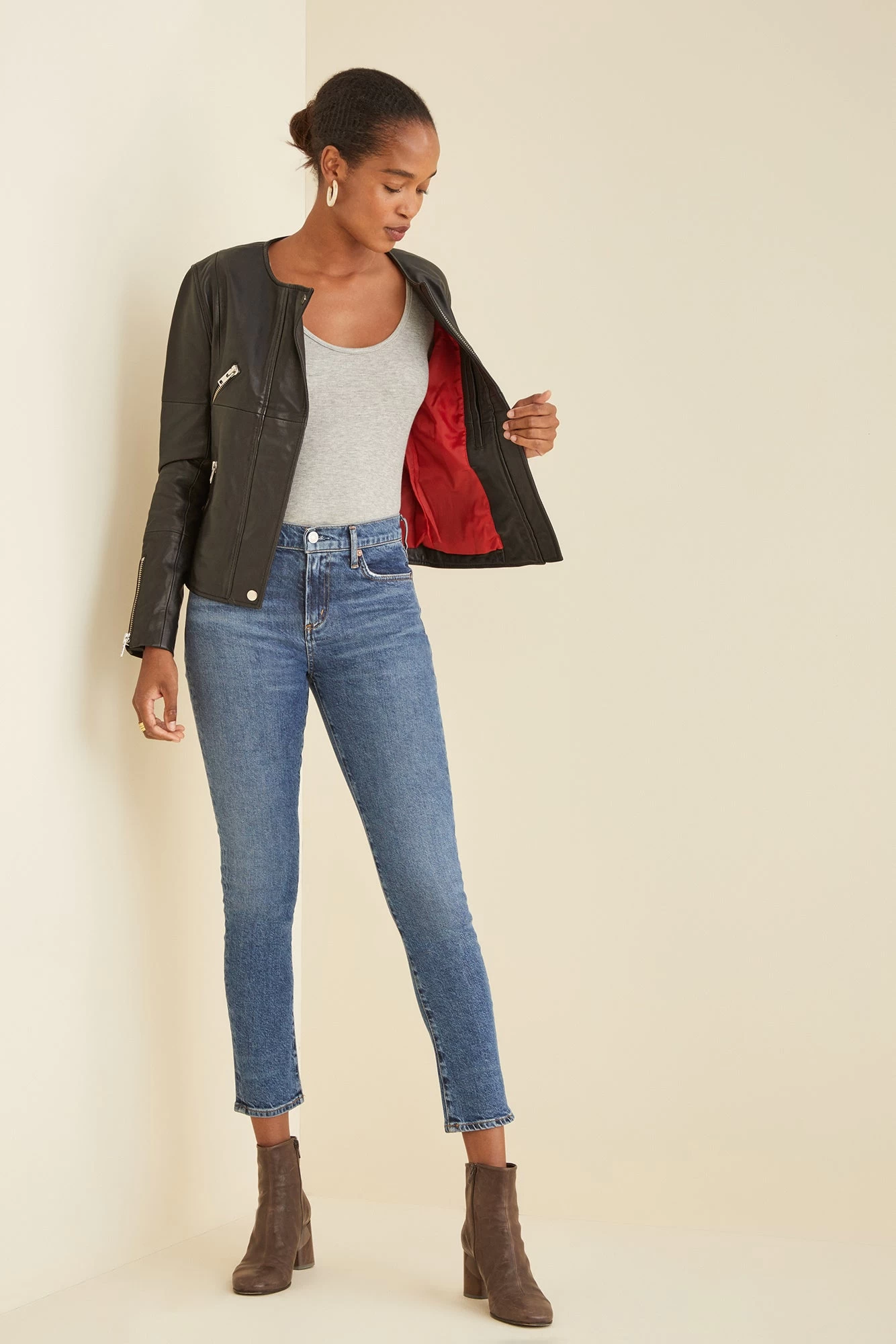 Deadwood Wren Leather Jacket - Black 5 Deadwood Wren Leather Jacket - Black - Image 5