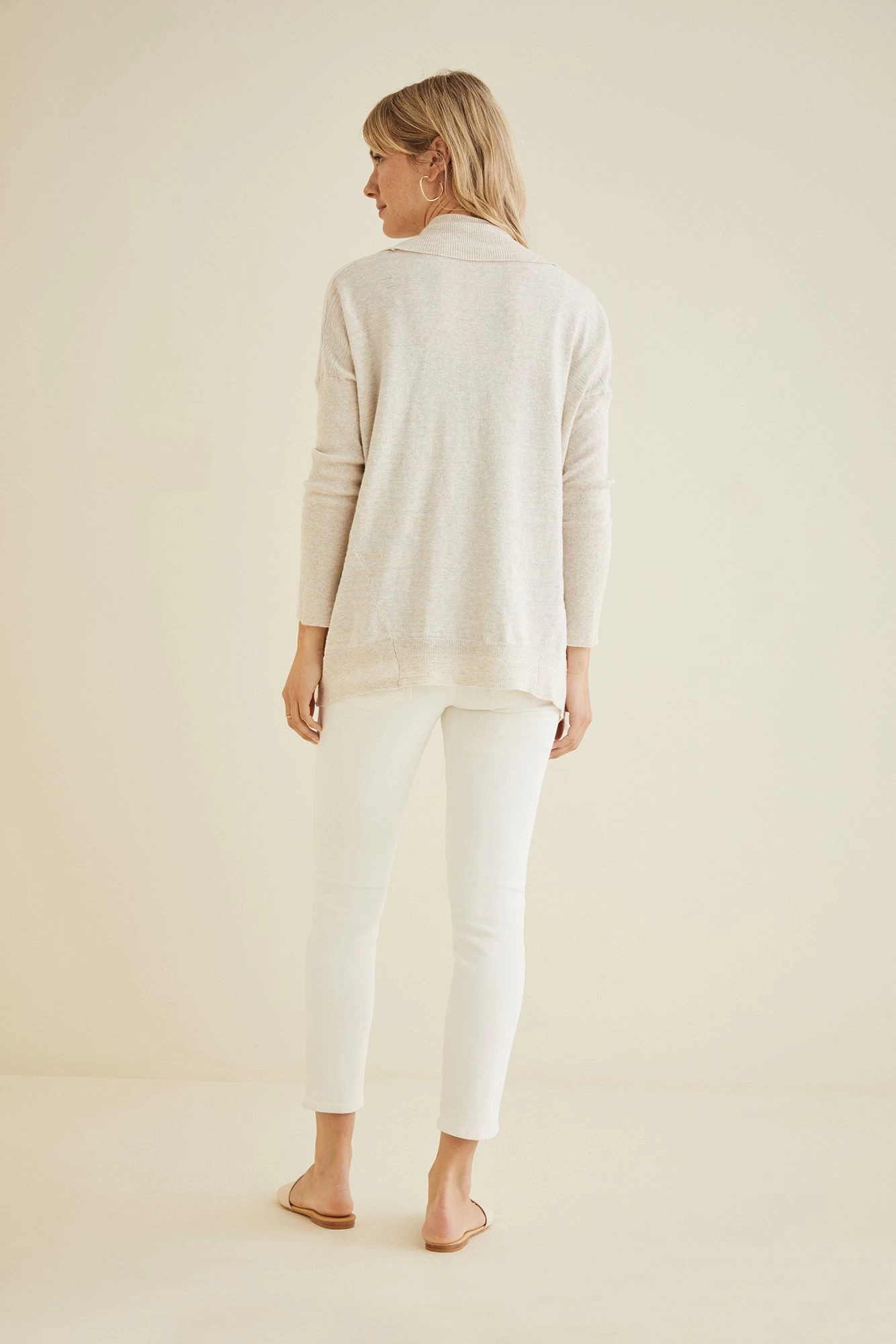 Genova Cardigan - Natural - ReAmour 2 Genova Cardigan - Natural - ReAmour - Image 2