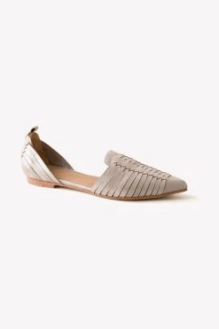Hollis Flat -Vibe Wardrobe Shop Huma Blanco Hollis Silver Metallic 3