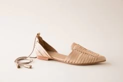 Hollis Flat -Vibe Wardrobe Shop HumaBlanco HollisCaramelMetallic 3