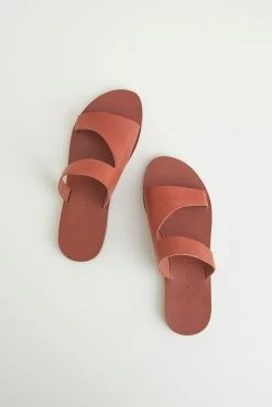 KYMA Lesvos Sandals -Vibe Wardrobe Shop KYMA Lesvos Exclusive Brandy Brandy 0082 web