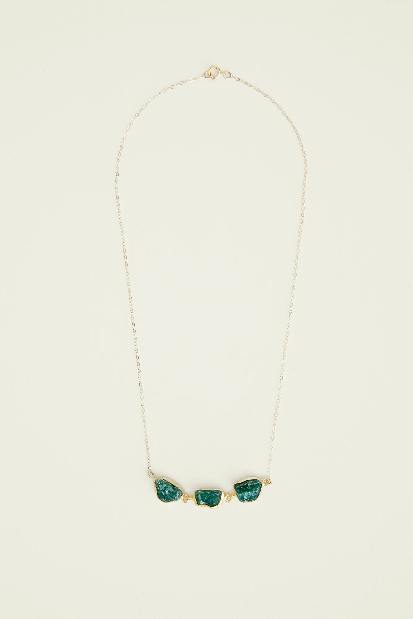 Leslie Francesca Exclusive 3 Stone Necklace 6 Leslie Francesca Exclusive 3 Stone Necklace - Image 6