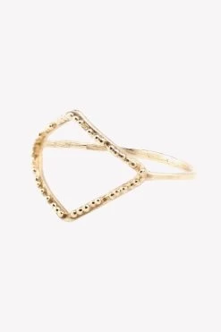 Adeline 14K Gold Ancient Rhombus Ring